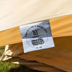 boutique camping bell tent porch curved canopy awning glamping bell tent