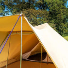 boutique camping bell tent porch curved canopy awning glamping bell tent
