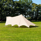 boutique camping bell tent porch curved canopy awning glamping bell tent