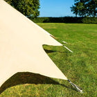 boutique camping bell tent porch curved canopy awning glamping bell tent