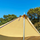 boutique camping bell tent porch curved canopy awning glamping bell tent