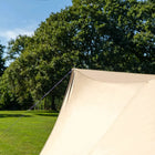 boutique camping bell tent porch curved canopy awning glamping bell tent
