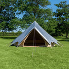 boutique camping bell tent porch curved canopy awning glamping bell tent