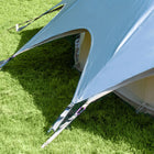 boutique camping bell tent porch curved canopy awning glamping bell tent