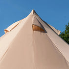 boutique camping bell tent porch curved canopy awning glamping bell tent
