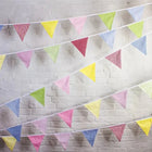 multi colour cotton Bunting for bell tent garden party