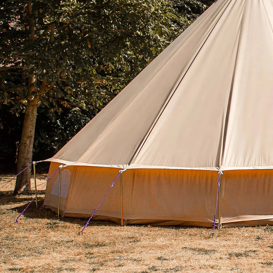boutique camping tent Space Saver Reducer Pole pegs