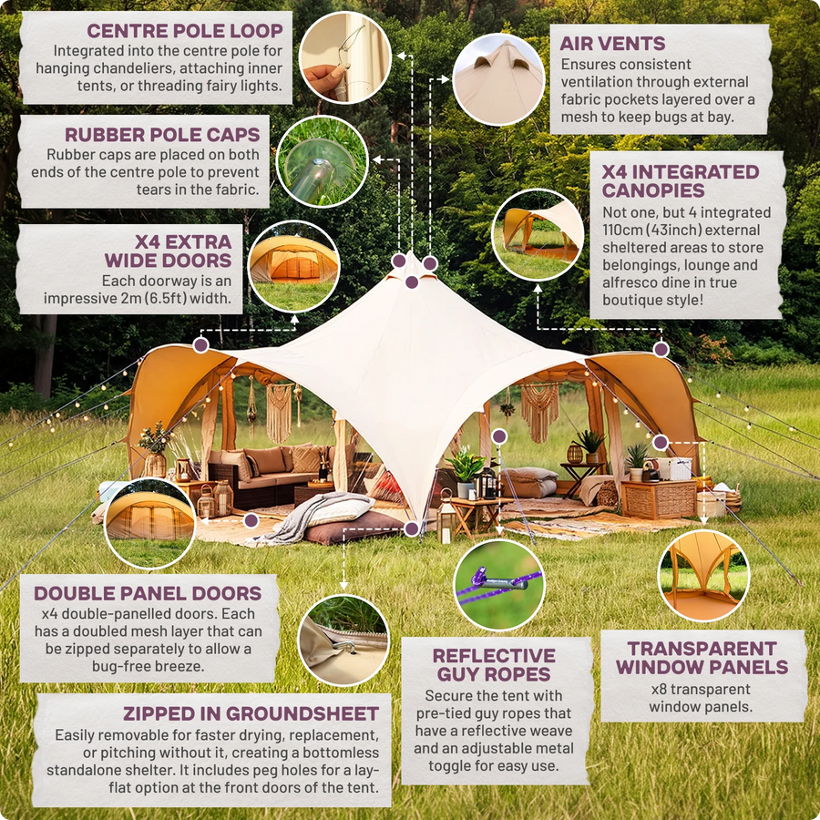 Phoenix Quad Door Tent