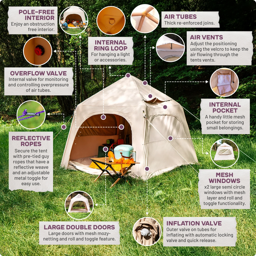 Inflatable Stellar Festival Tent