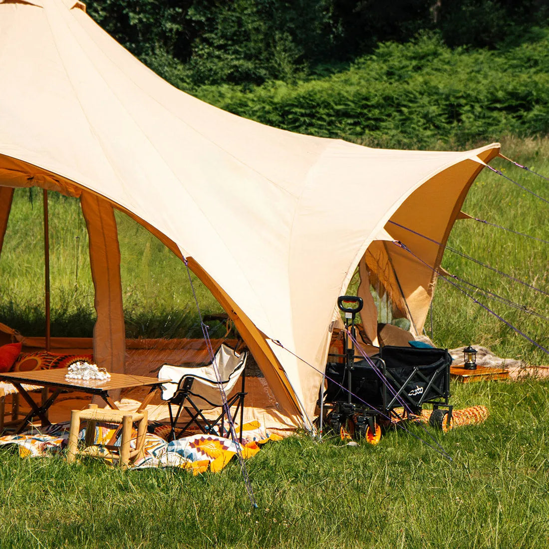 phoenix tent Phoenix-Zelt - 5m Sandstein - Polycotton Lite 200gsm