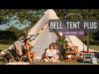how to dress and furnish a bell tent glamping
