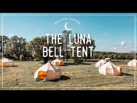 Luna yurt canvas glamping bell tent boutique camping 