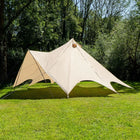boutique camping bell tent porch curved canopy awning glamping bell tent