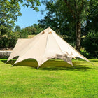 boutique camping bell tent porch curved canopy awning glamping bell tent