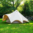 boutique camping bell tent porch curved canopy awning glamping bell tent