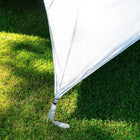 boutique camping bell tent porch curved canopy awning glamping bell tent