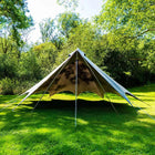 boutique camping bell tent porch curved canopy awning glamping bell tent