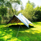 boutique camping bell tent porch curved canopy awning glamping bell tent