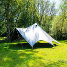 boutique camping bell tent porch curved canopy awning glamping bell tent