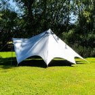 boutique camping bell tent porch curved canopy awning glamping bell tent