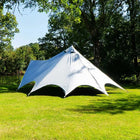 boutique camping bell tent porch curved canopy awning glamping bell tent
