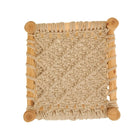 Boutique Camping Macramé Wooden glamping Stool for Bell Tent