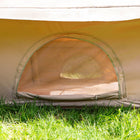 close up shot of vela air tent mesh window