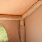 internal close up view of the vela air tents inflatable air beams