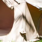 Close up detailing of the Vela Air tent