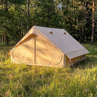 boutique camping inflatable vela air tent in green field