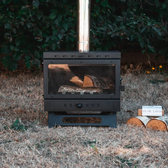 Traditional Wood Burning Stove Boutique Camping