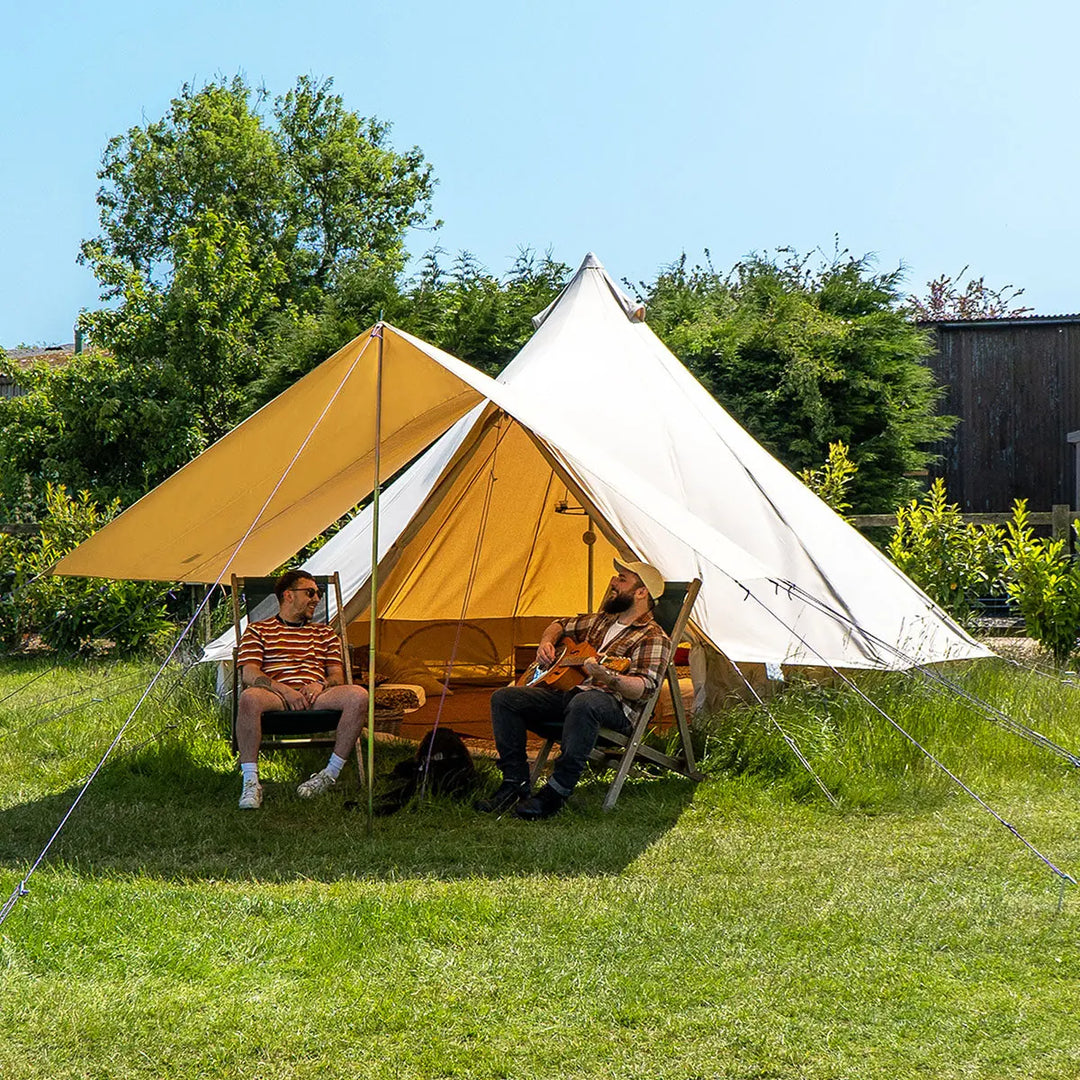 bell tent attachement canopy awning porch glamping camping