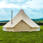 classic bell tent canvas cotton boutique camping with wood burning stove flap glammping