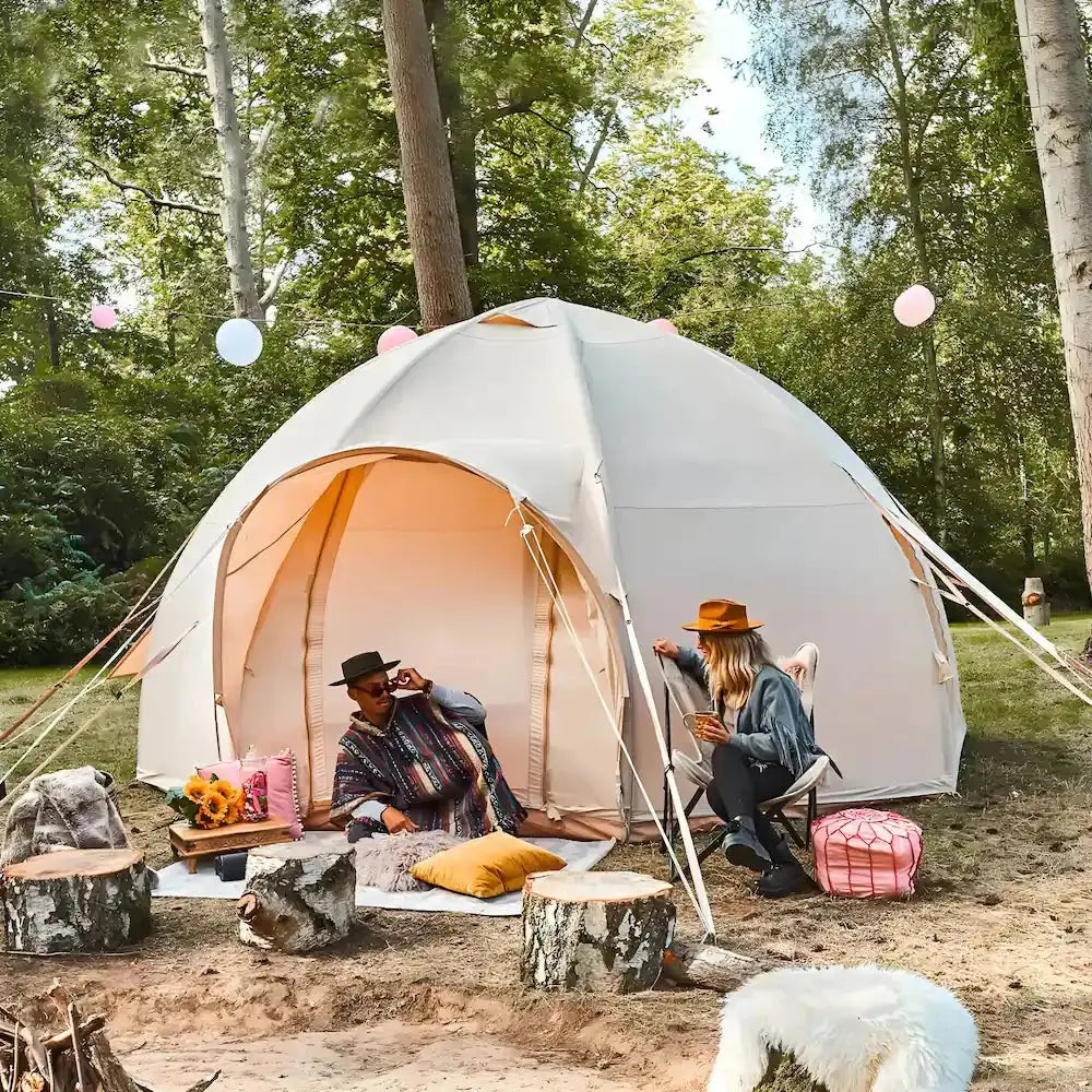 Canvas dome tent online